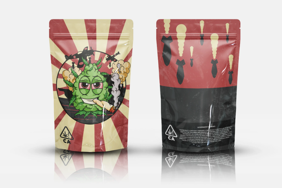 Custom Christmas Mylar Bags