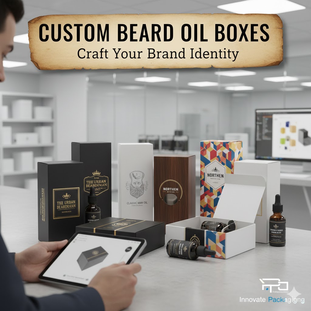 buy custom beard oil boxes