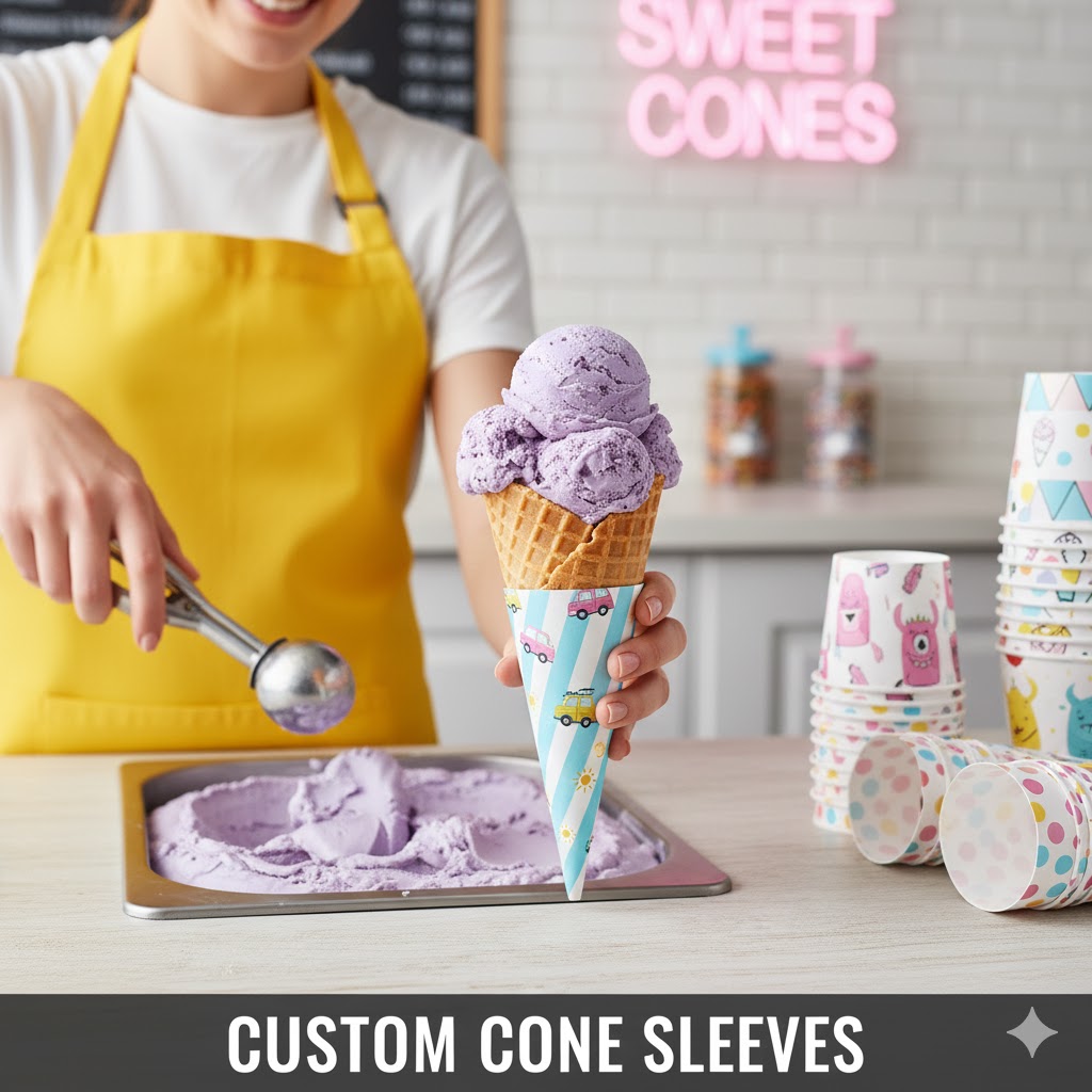 ice cream cone paper