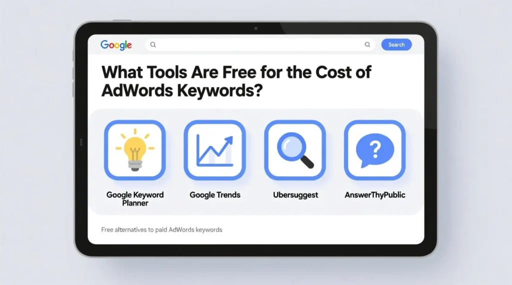 What Tools Are Free for the Cost of AdWords Keywords