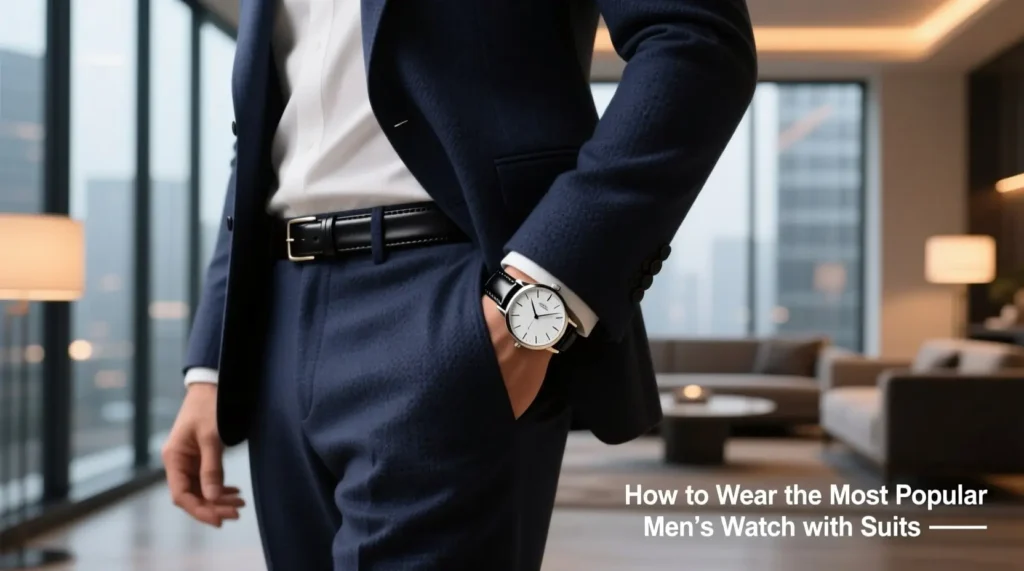 How to Wear the Most Popular Men's Watch with Suits